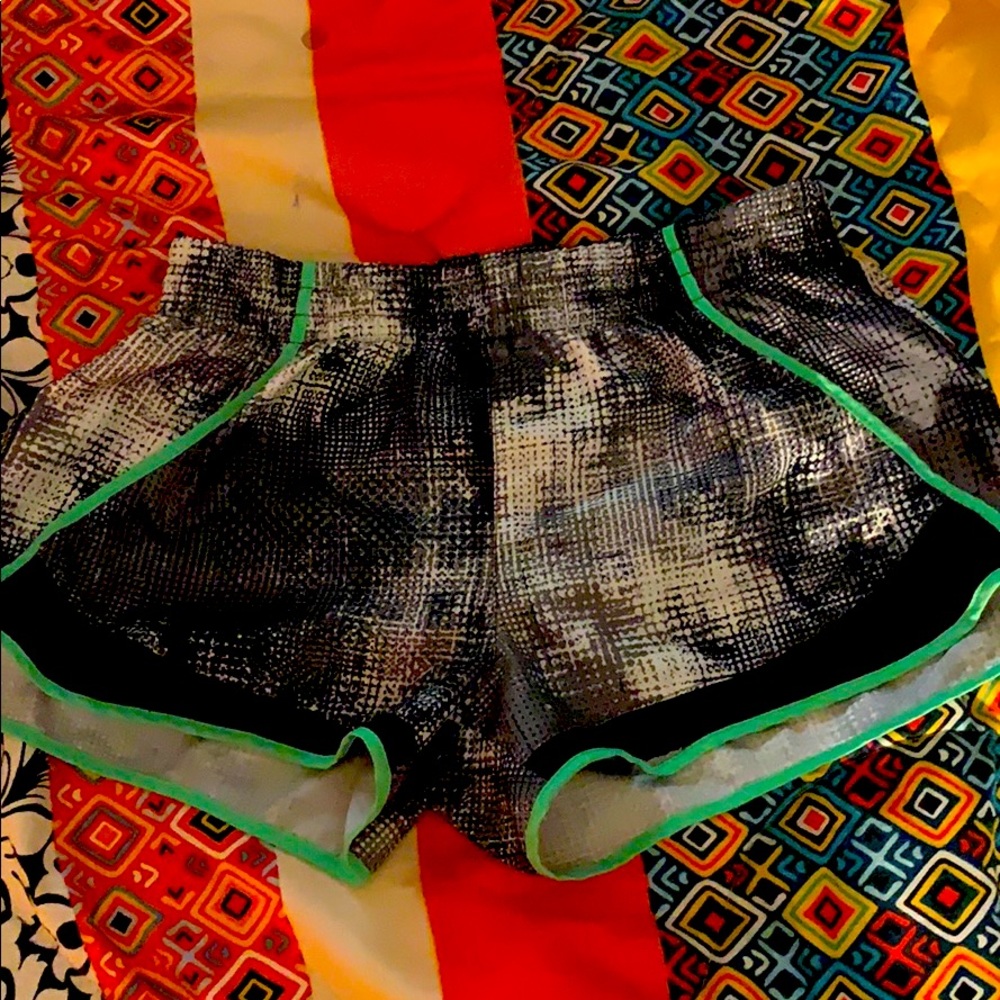 Polyester running shorts